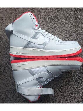Nike Air Force 1 High '07 LV8 White Vast Grey Shoes Mens 10.5
